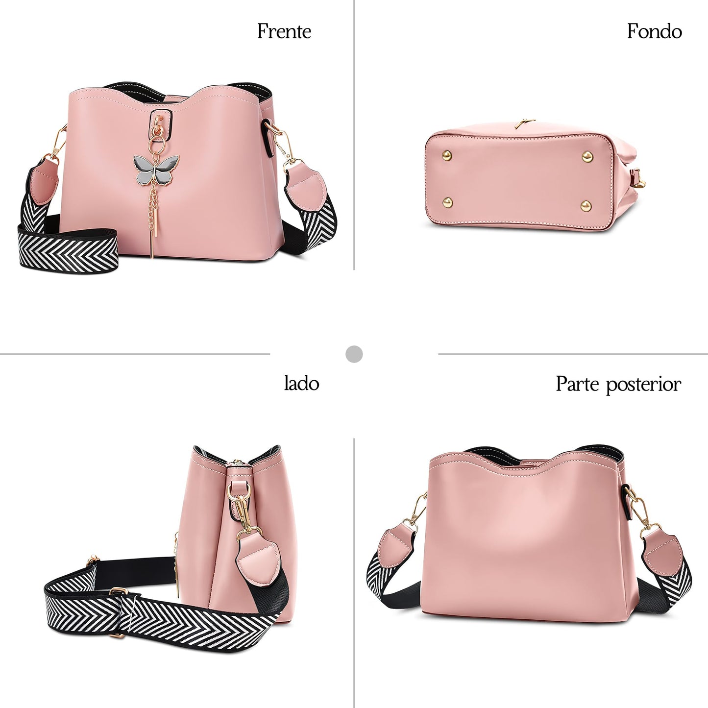 EBXN Bolso de Hombro de Moda para Mujer