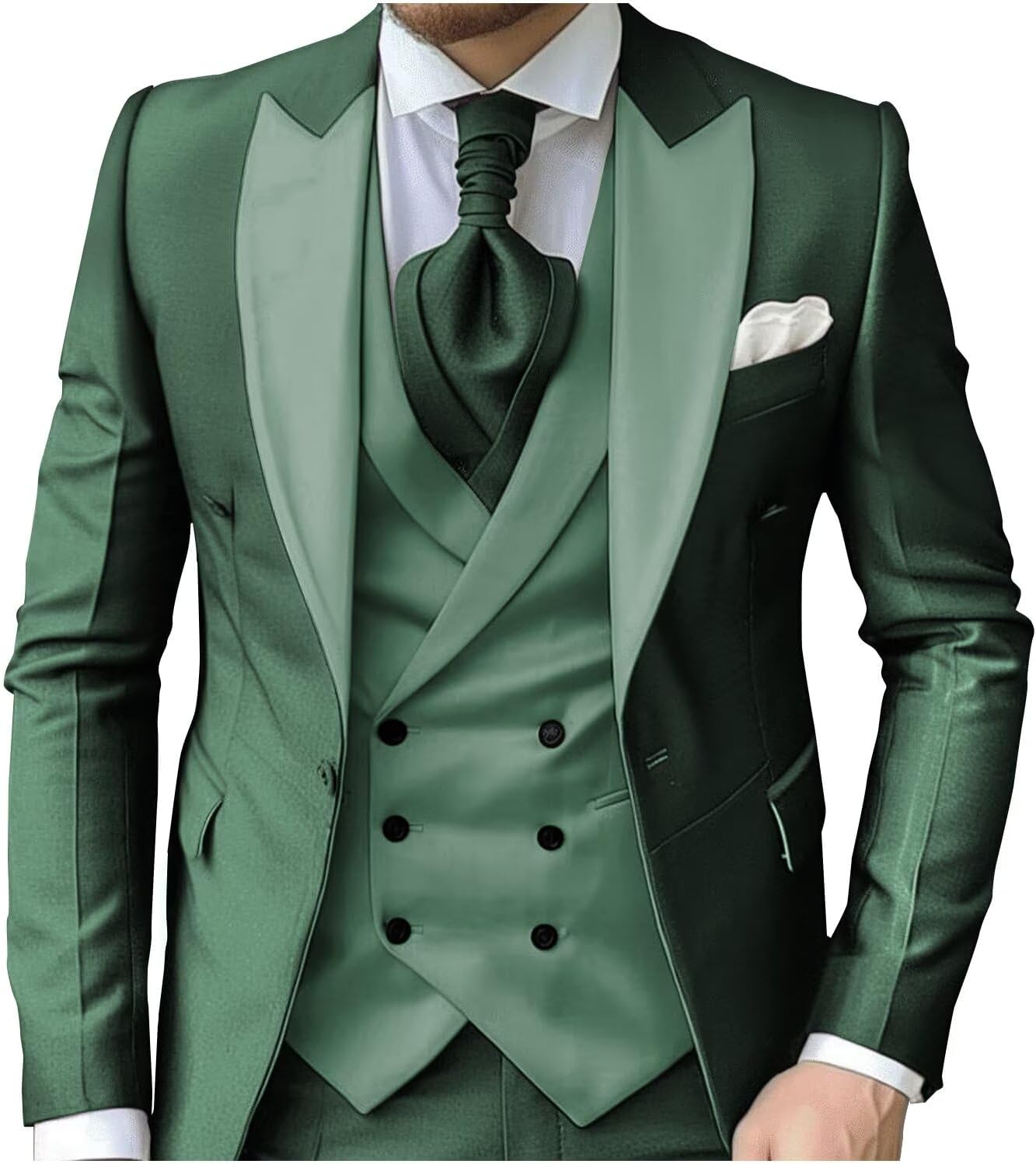 eBexxin - Suits for Men Slim Fit 3 Piece