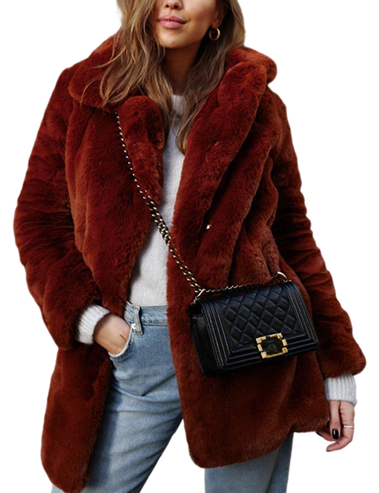 EBXN Winter Faux Fur Jackets
