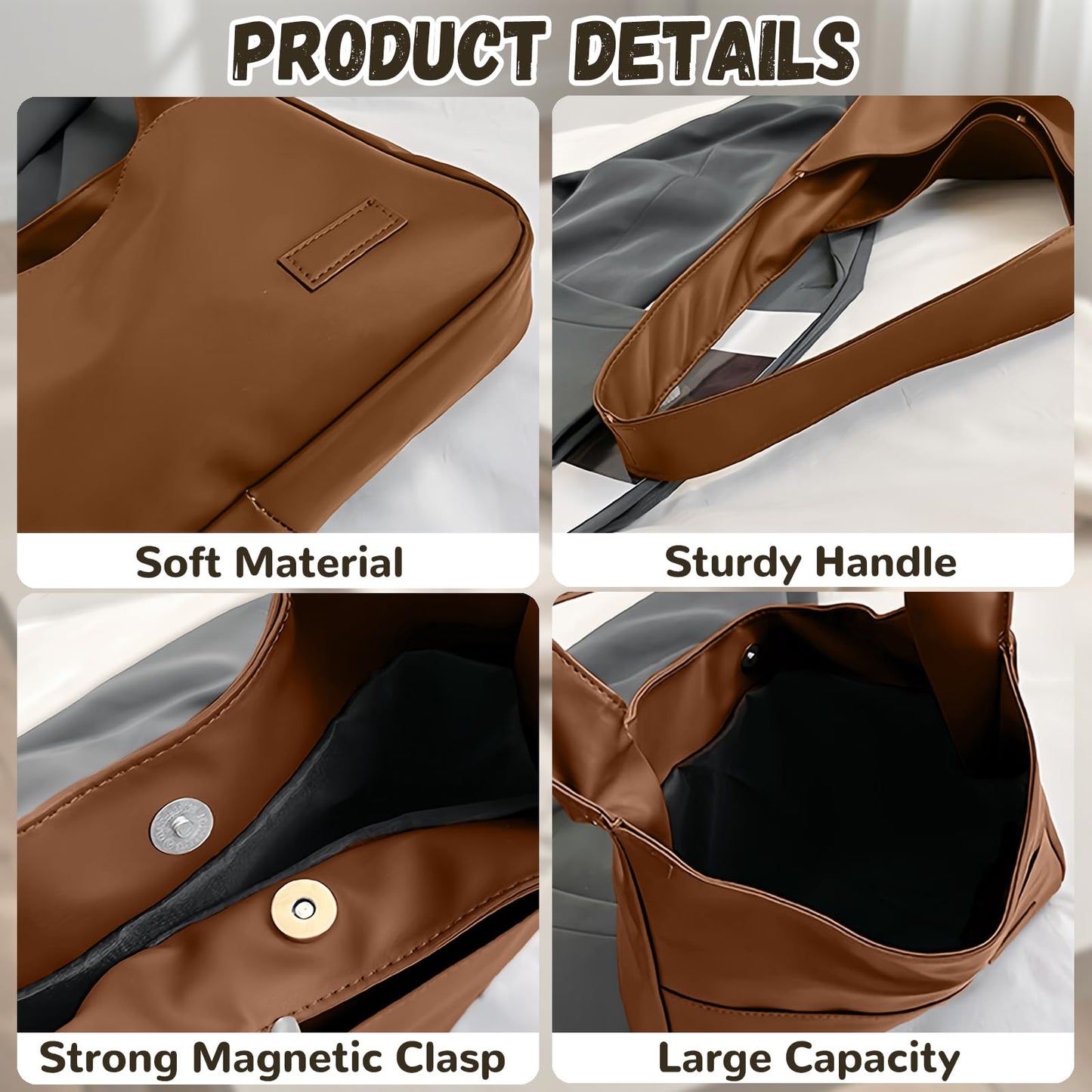 EBXN Bolso Cuero PU