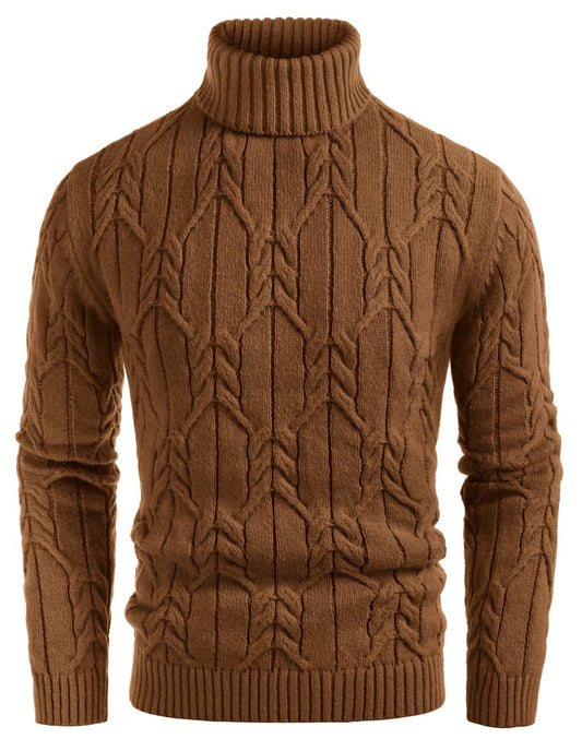 EBXN Men's Turtneck Pullover Sweaters