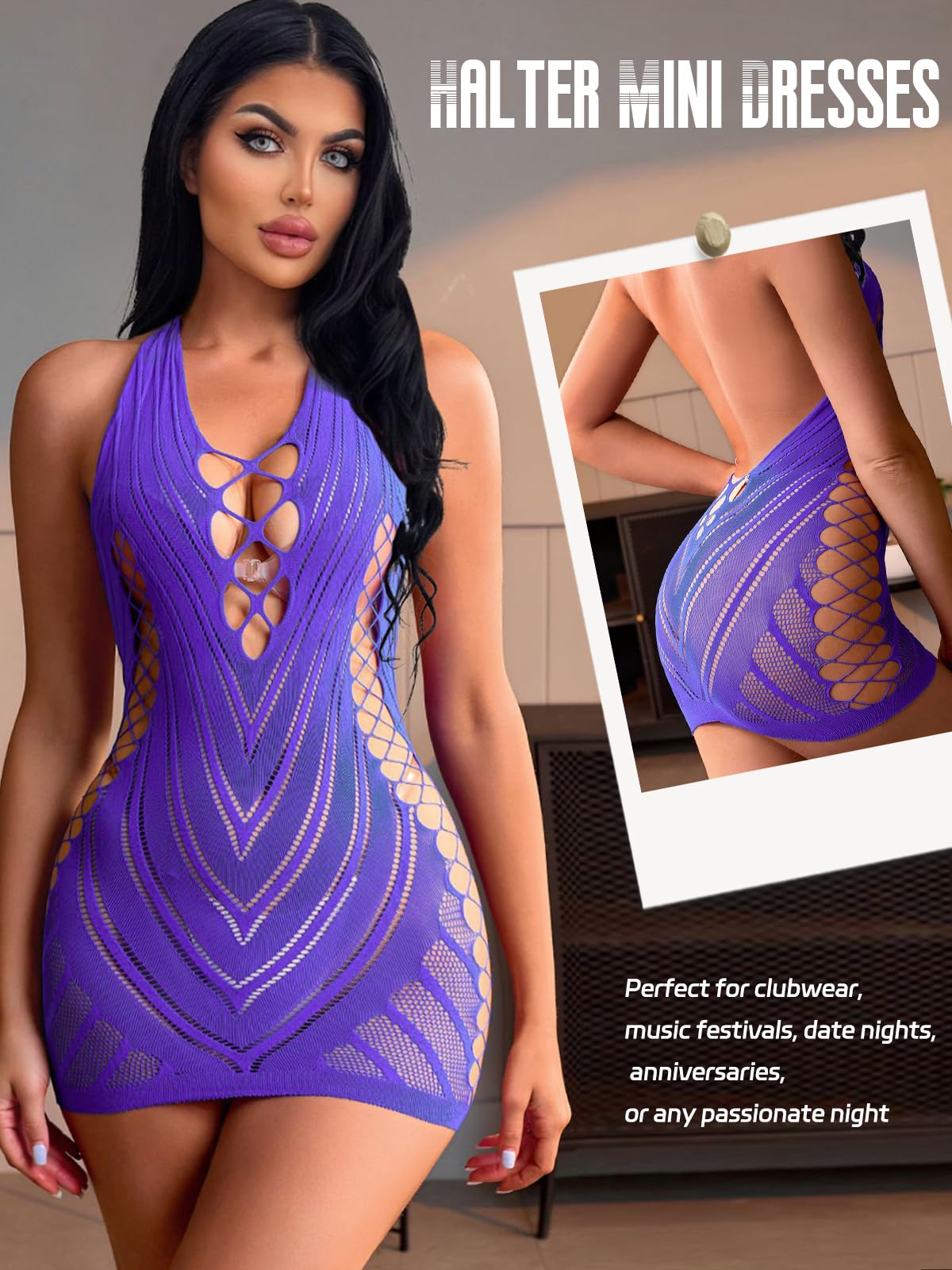 Sexy Pijama Fiesta Bodycon Mini Dress