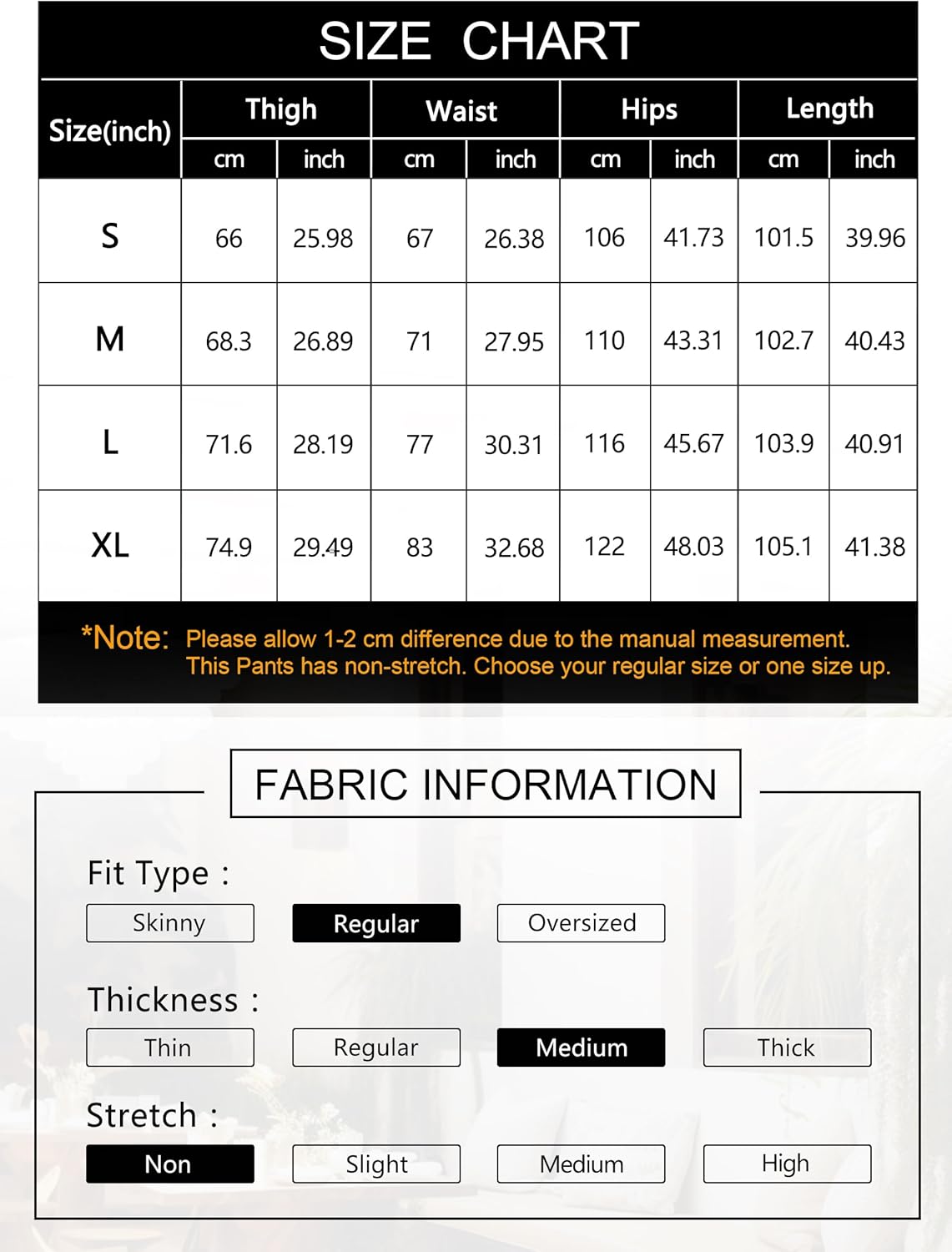 EBXN Pantalones largos