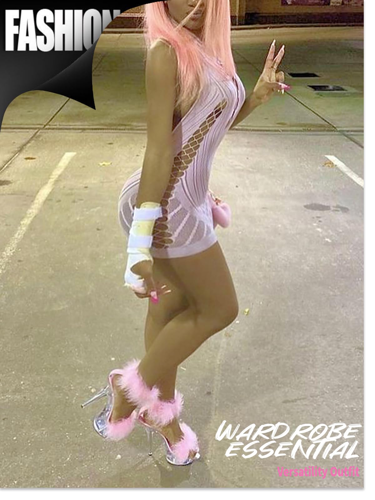 Sexy Pijama Fiesta Bodycon Mini Dress