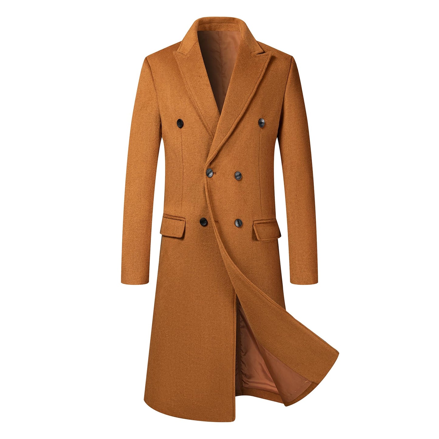 eBexxin - Men's Double-Breasted Warm Coat