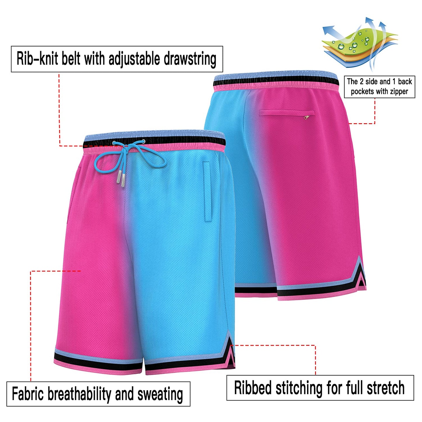Men’s Mesh Basketball Shorts