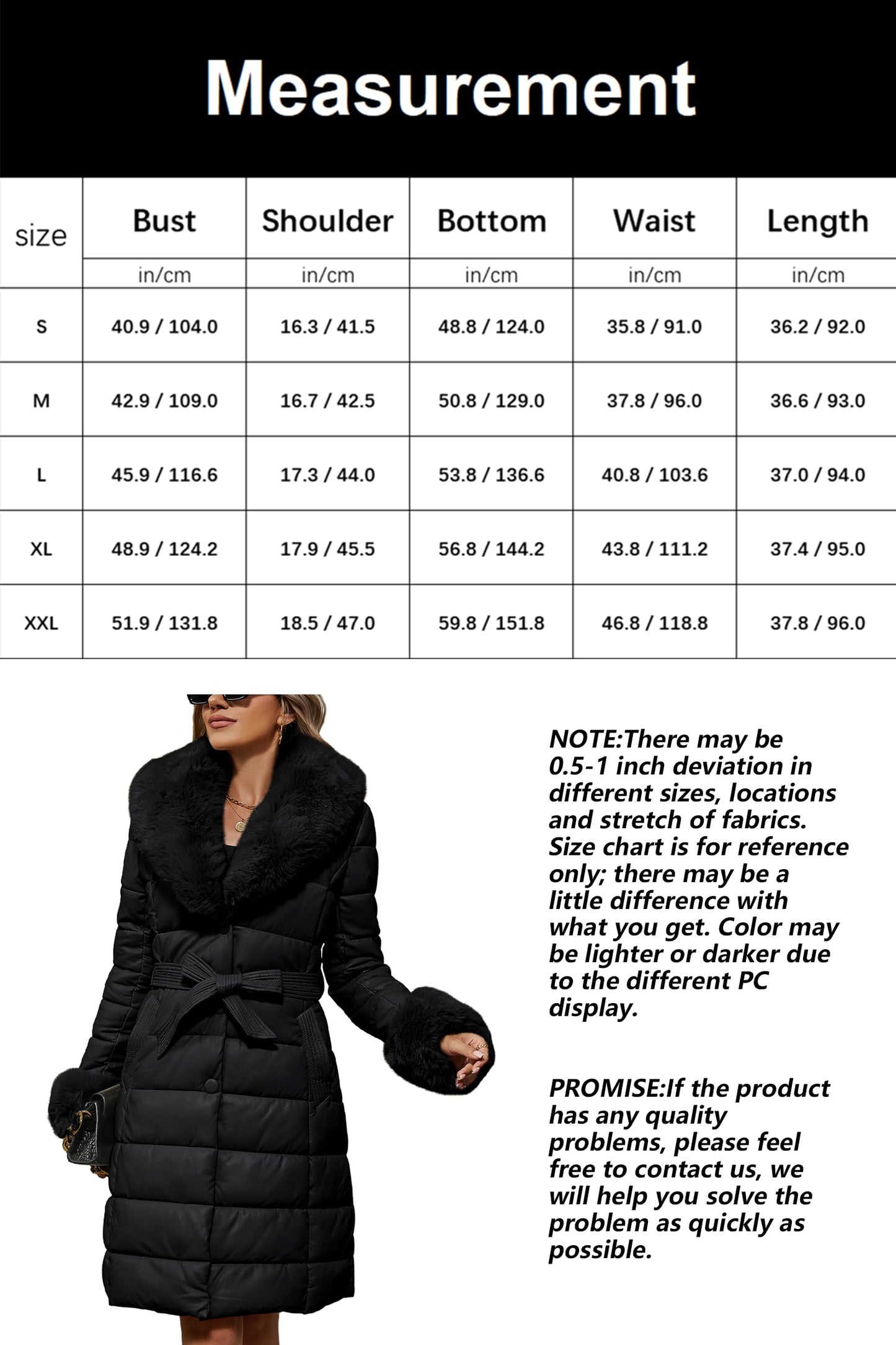 EBXN Winter Puffer Jacket Cold-Resistant
