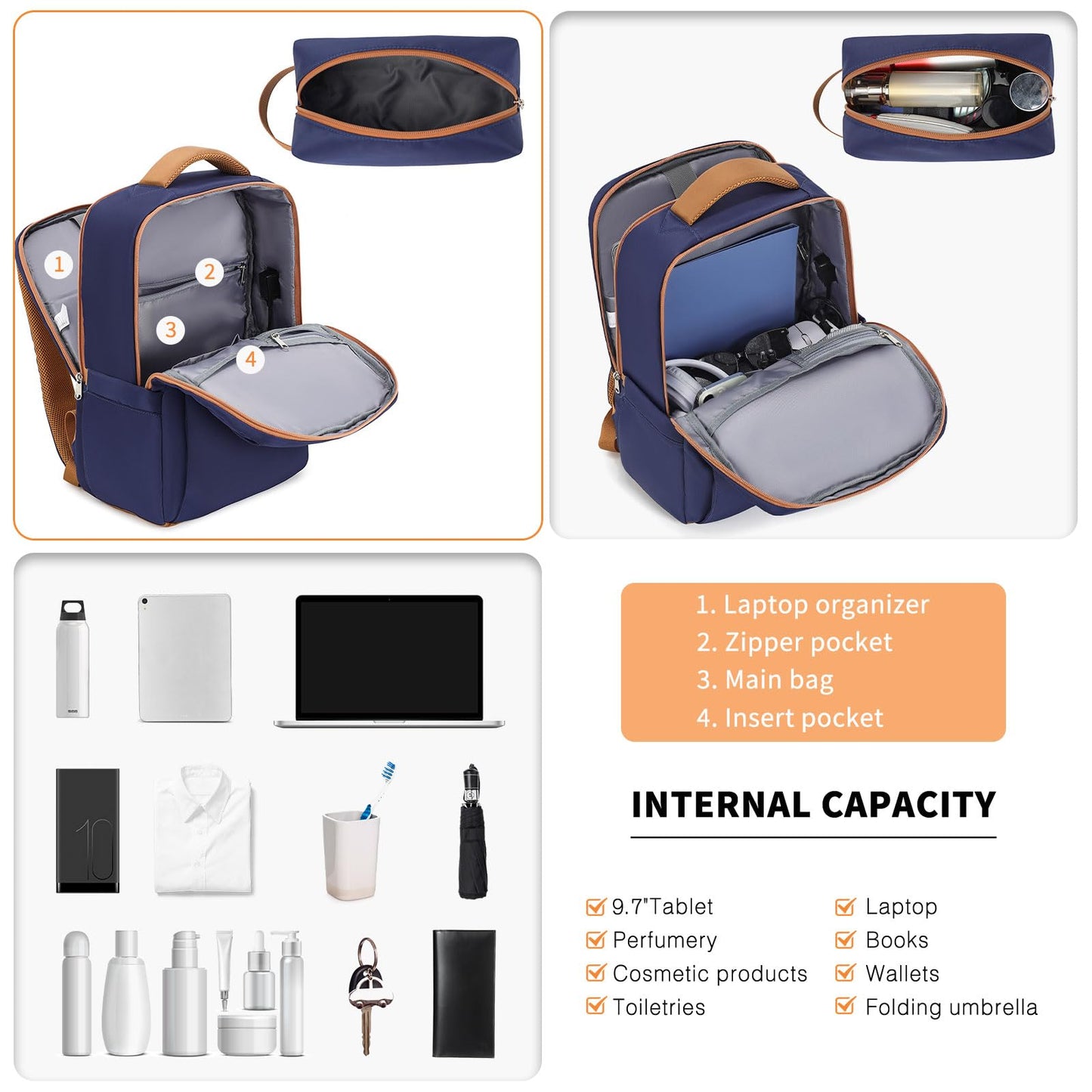 EBXN Mochila para Ordenador Portatil