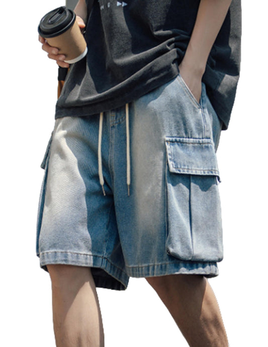 Baggy Jeans Shorts Men
