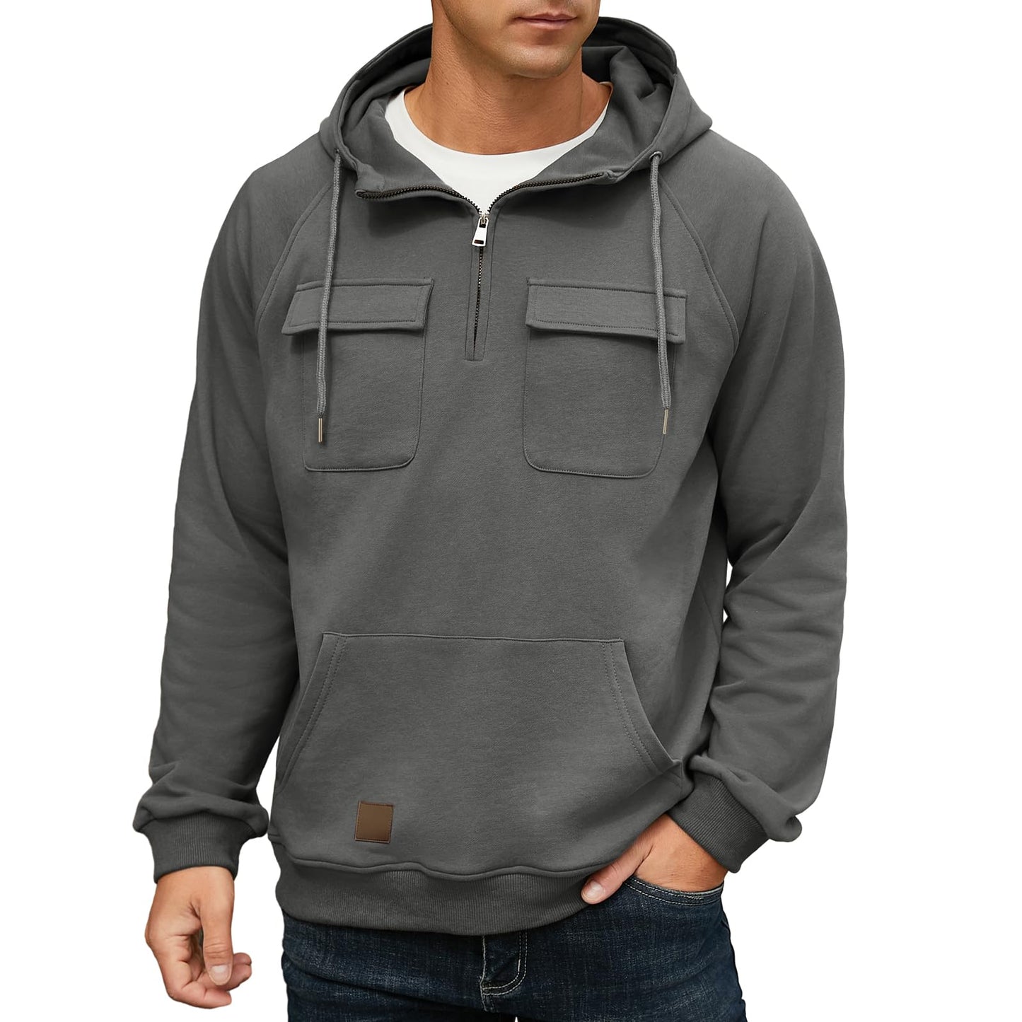 EBXN Men's Cargo Hoodies