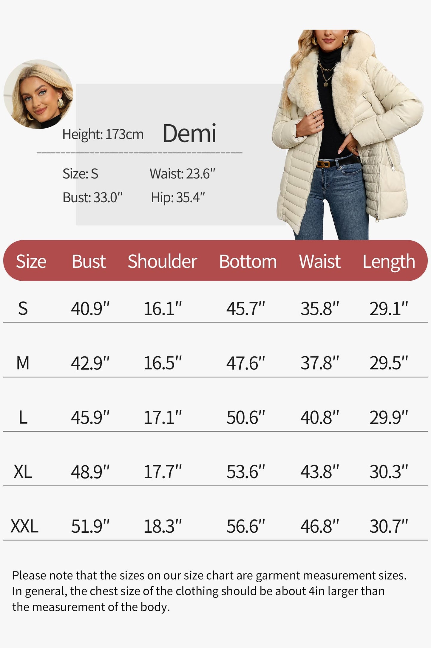 EBXN Winter Puffer Jacket Cold-Resistant