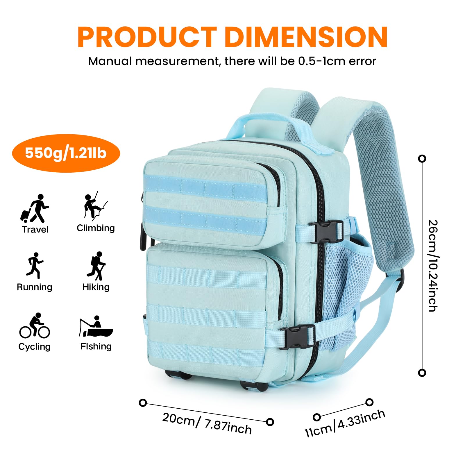 EBXN 9L Pequeña Mochila