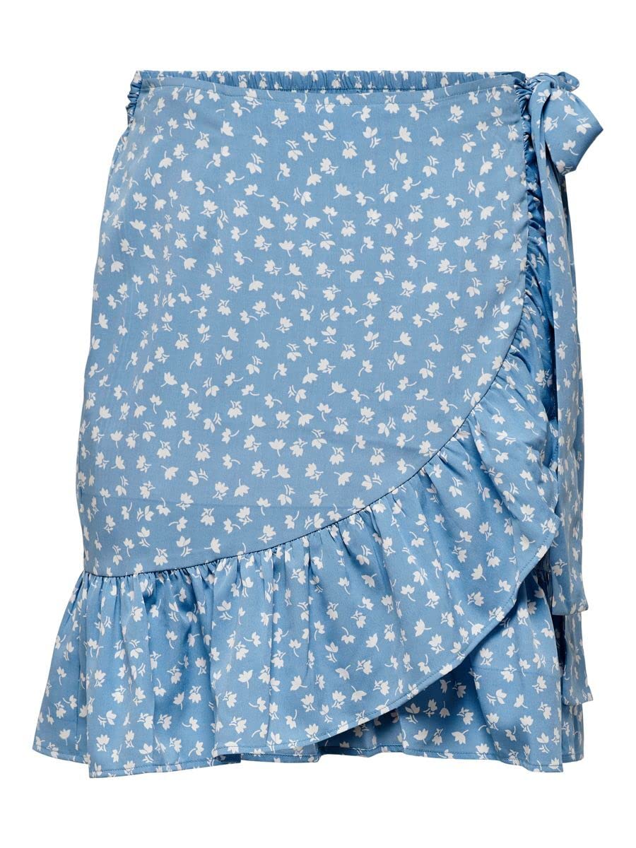 EBXN Wrap Skirt Wvn Noos Falda para Mujer