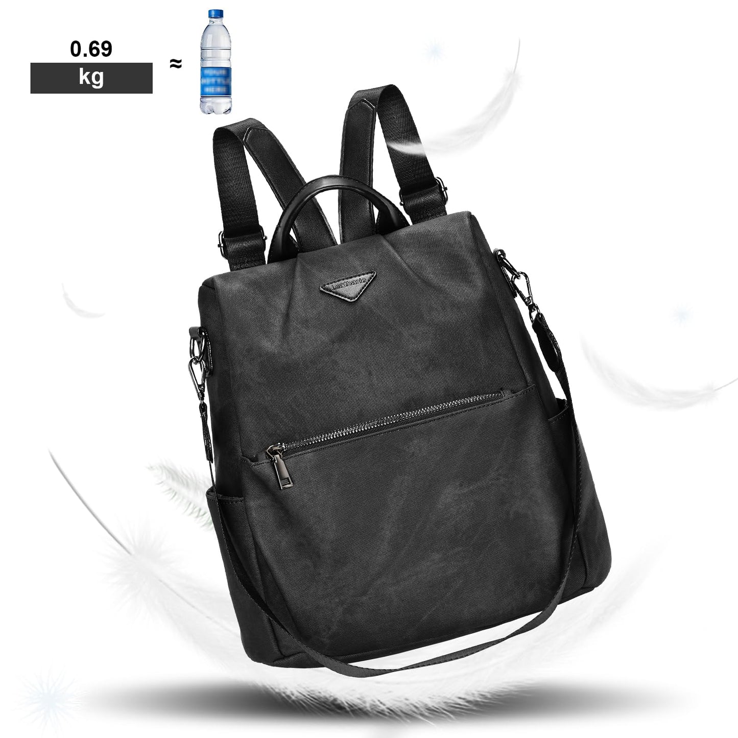 EBXN Mochila de Cuero PU