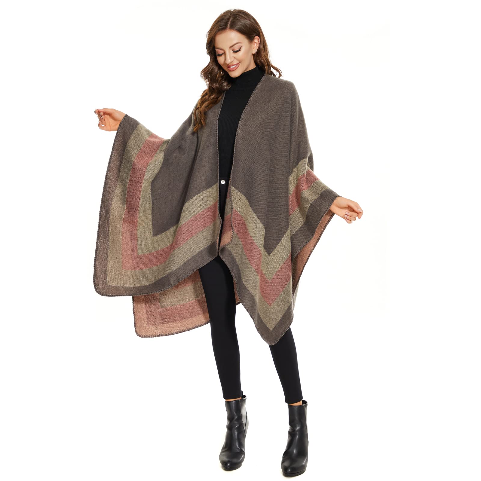 EBXN Colornial Chal Elegante para Mujer