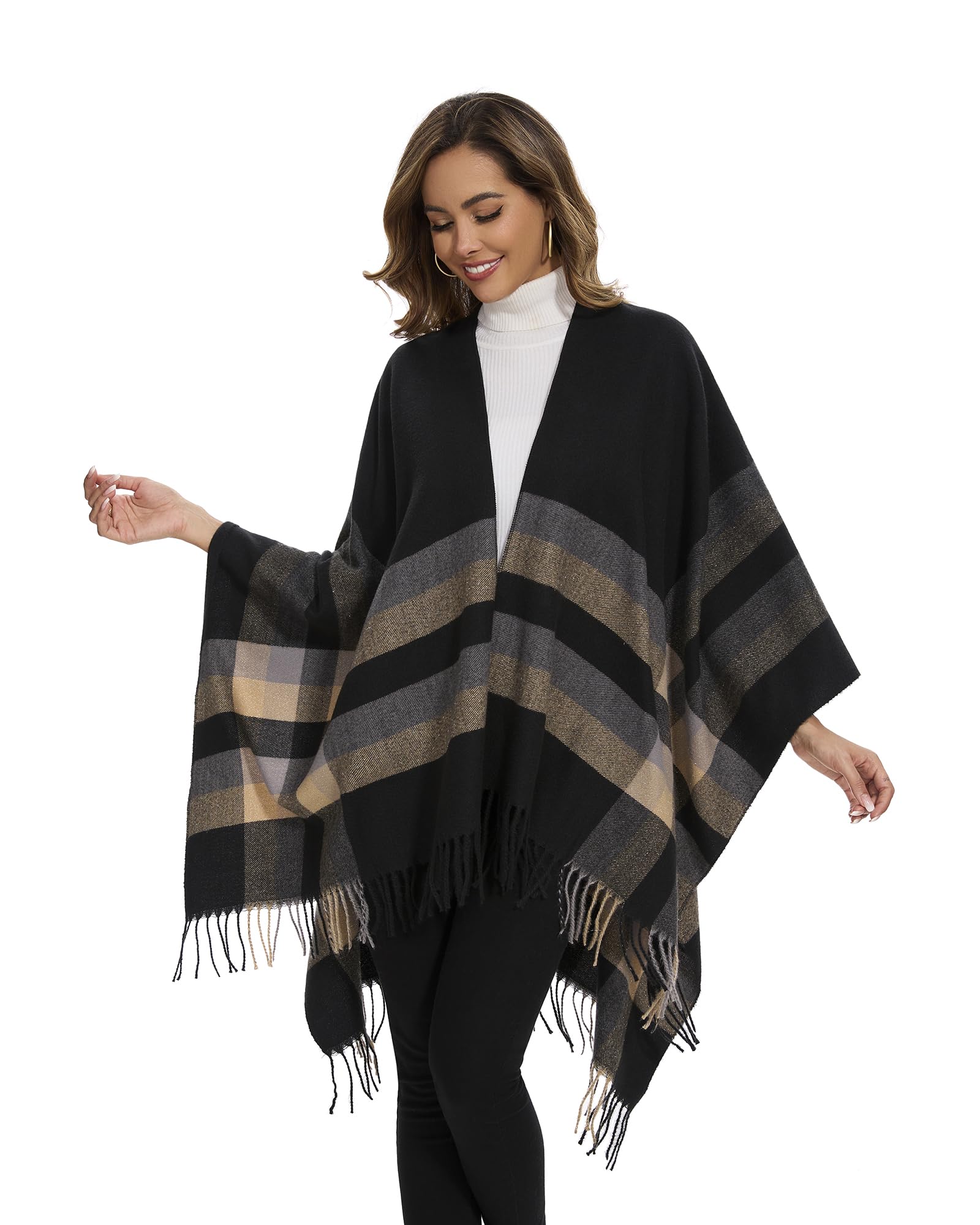 EBXN Colornial Chal Elegante para Mujer