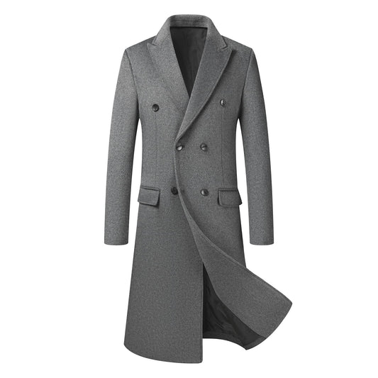 eBexxin - Men's Double-Breasted Warm Coat