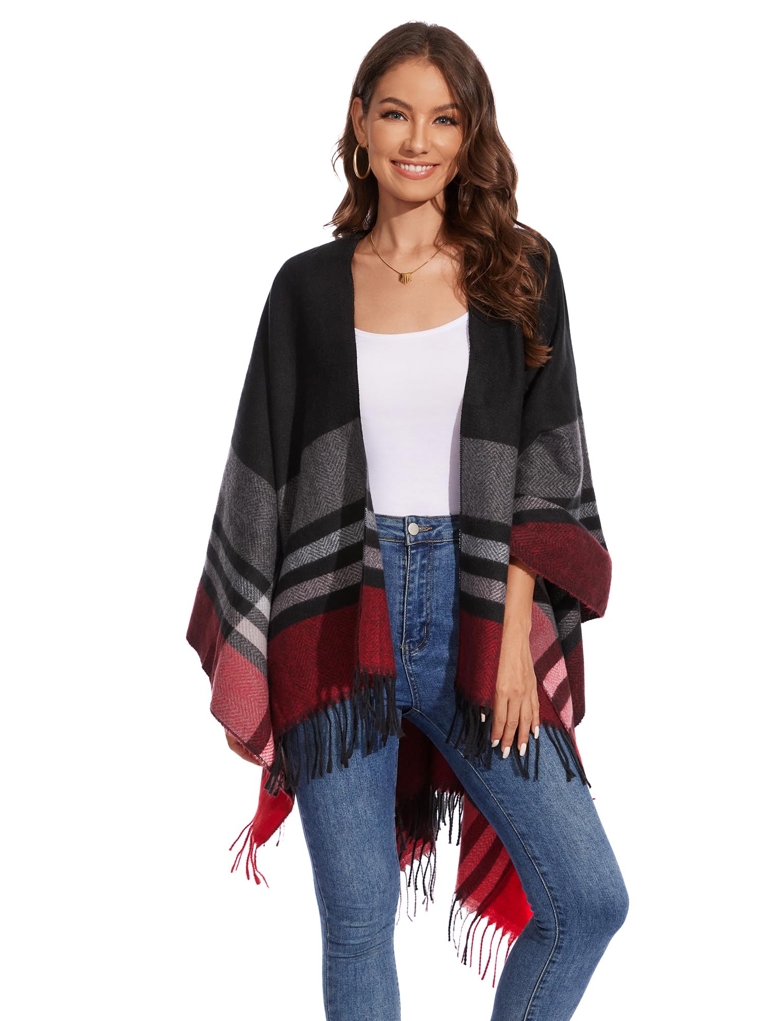 EBXN Colornial Chal Elegante para Mujer
