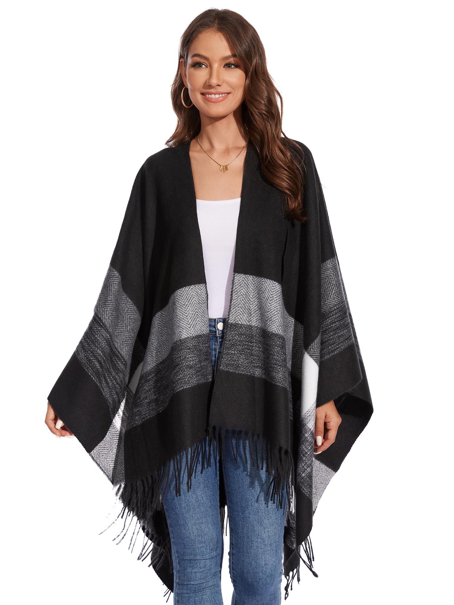 EBXN Colornial Chal Elegante para Mujer