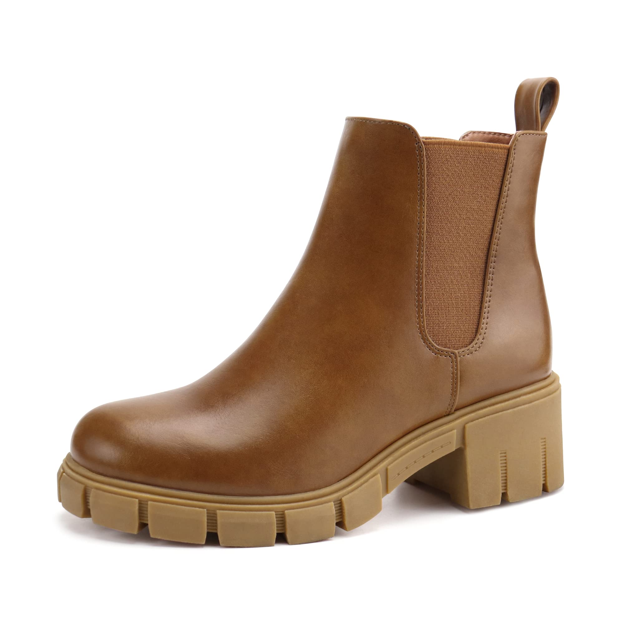 EBXN Women Platform Ankle Boots