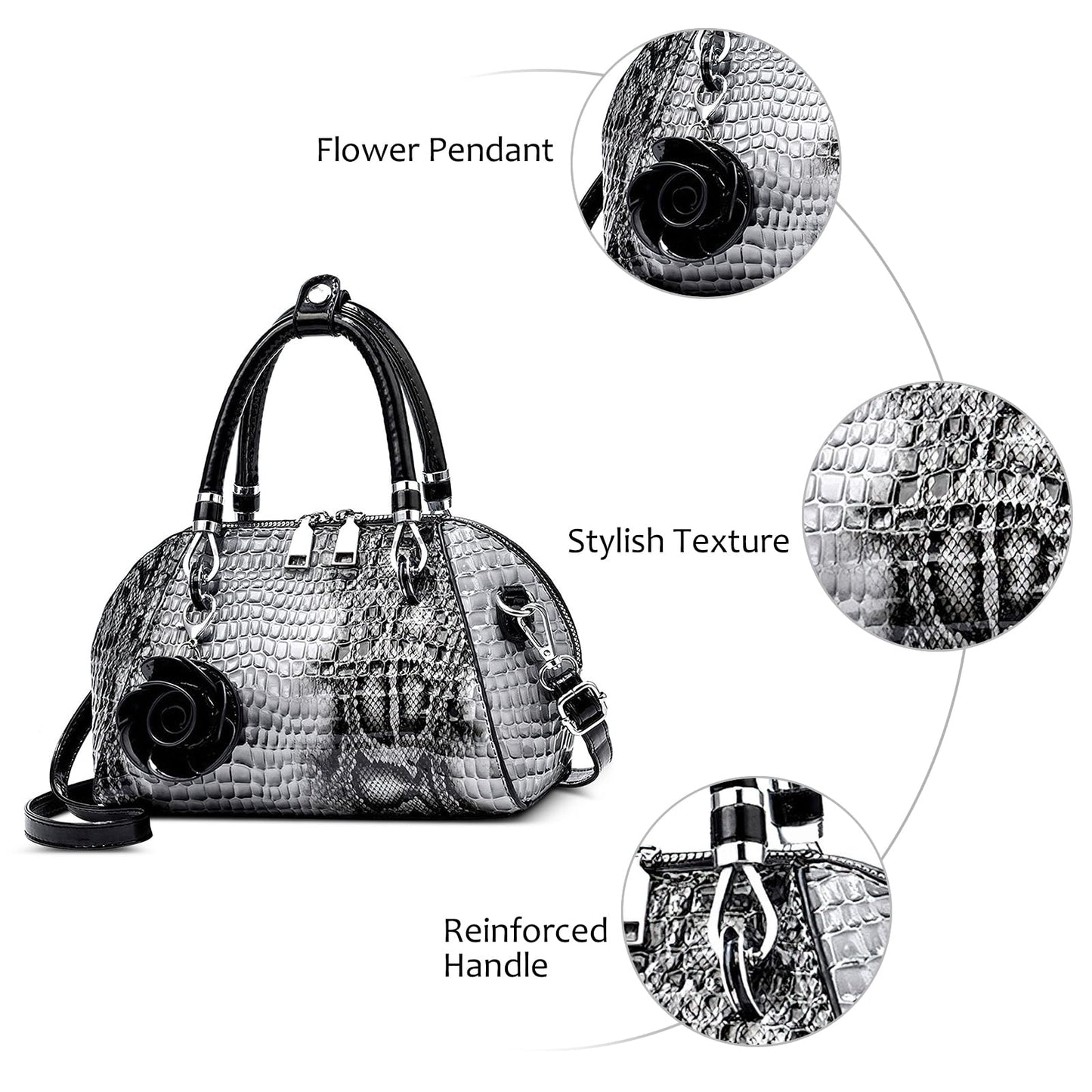 EBXN Bolsa de Mano Cuero