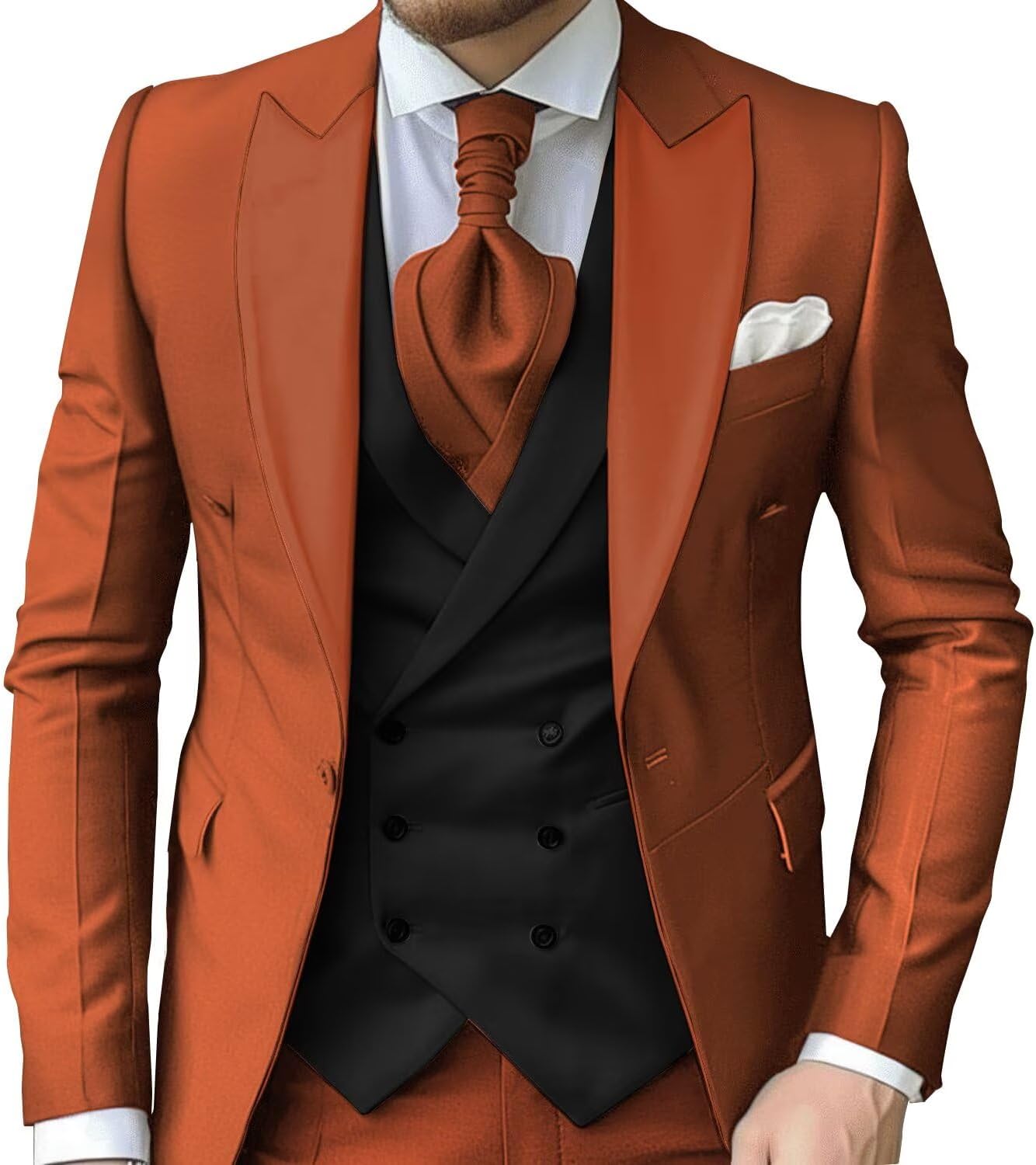 eBexxin - Suits for Men Slim Fit 3 Piece