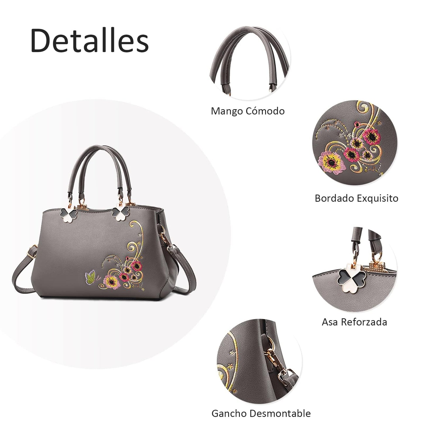 EBXN Elegante Bolsos para Mujer