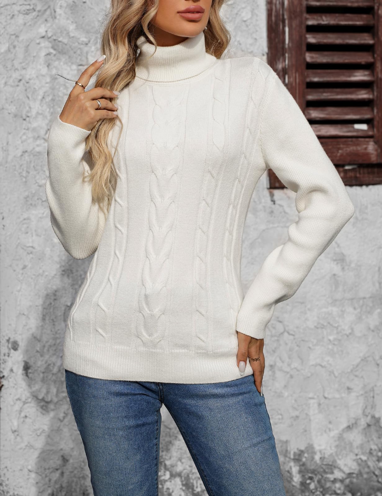 EBXN Heekpek Jersey Mujer Cuello Alto