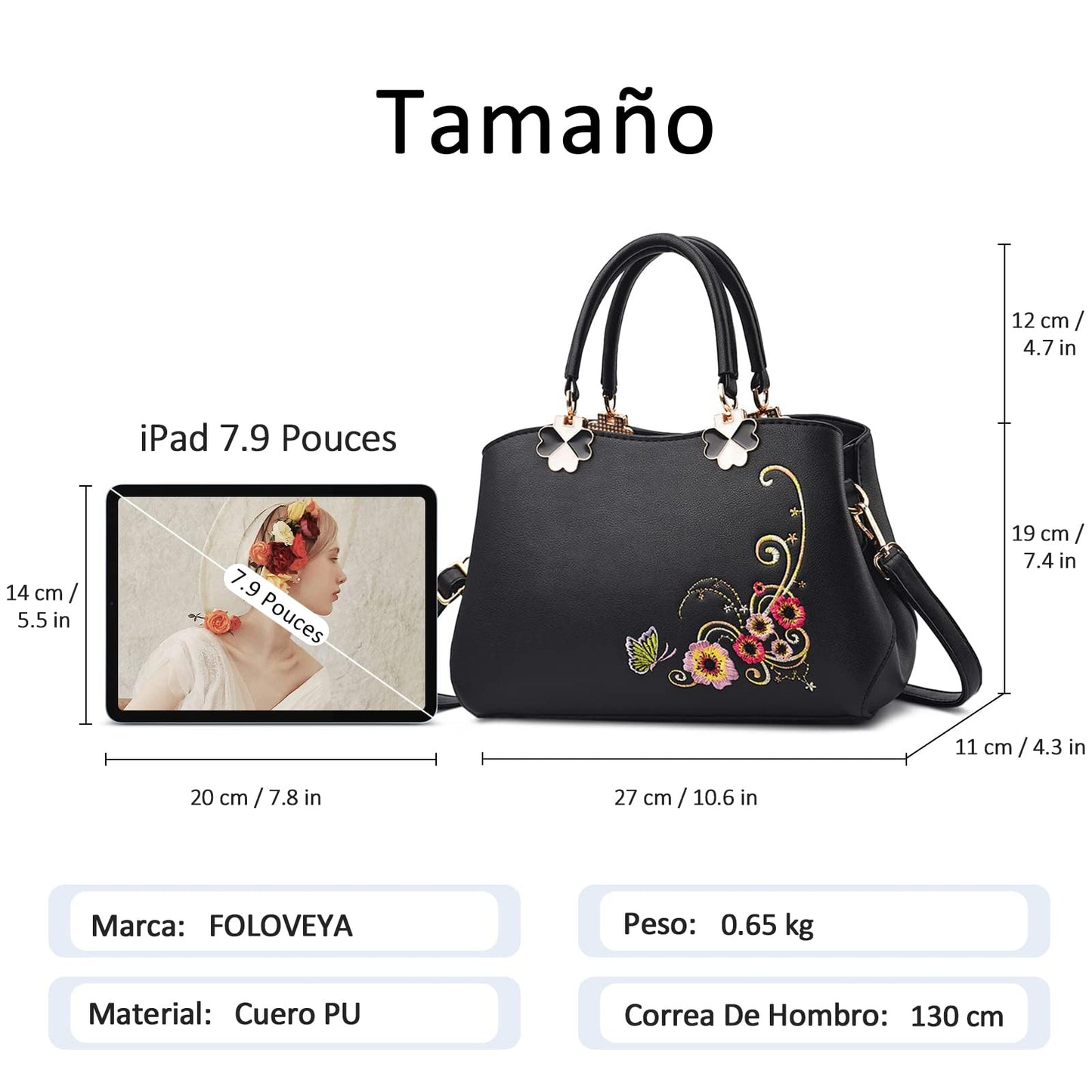 EBXN Elegante Bolsos para Mujer