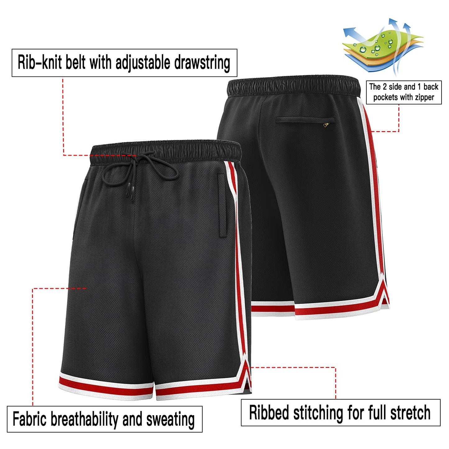 Men’s Mesh Basketball Shorts