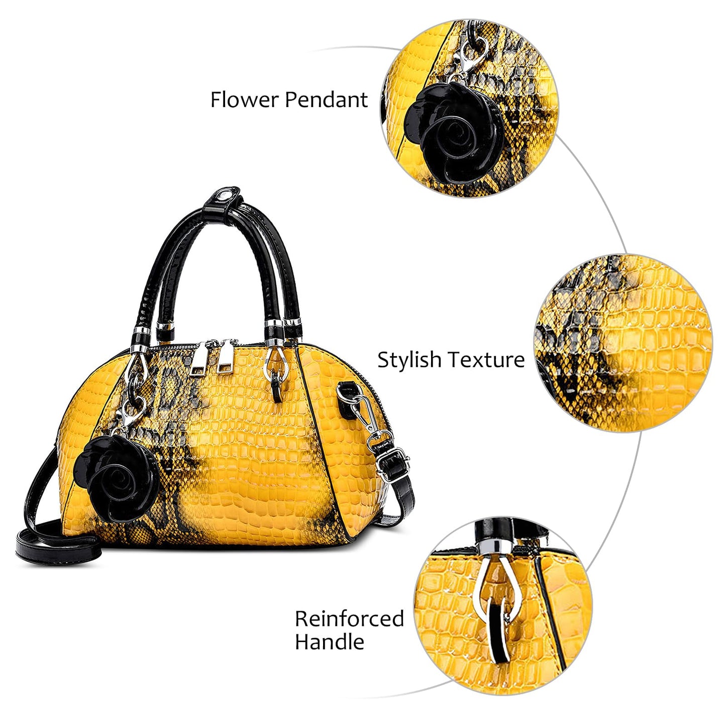 EBXN Bolsa de Mano Cuero