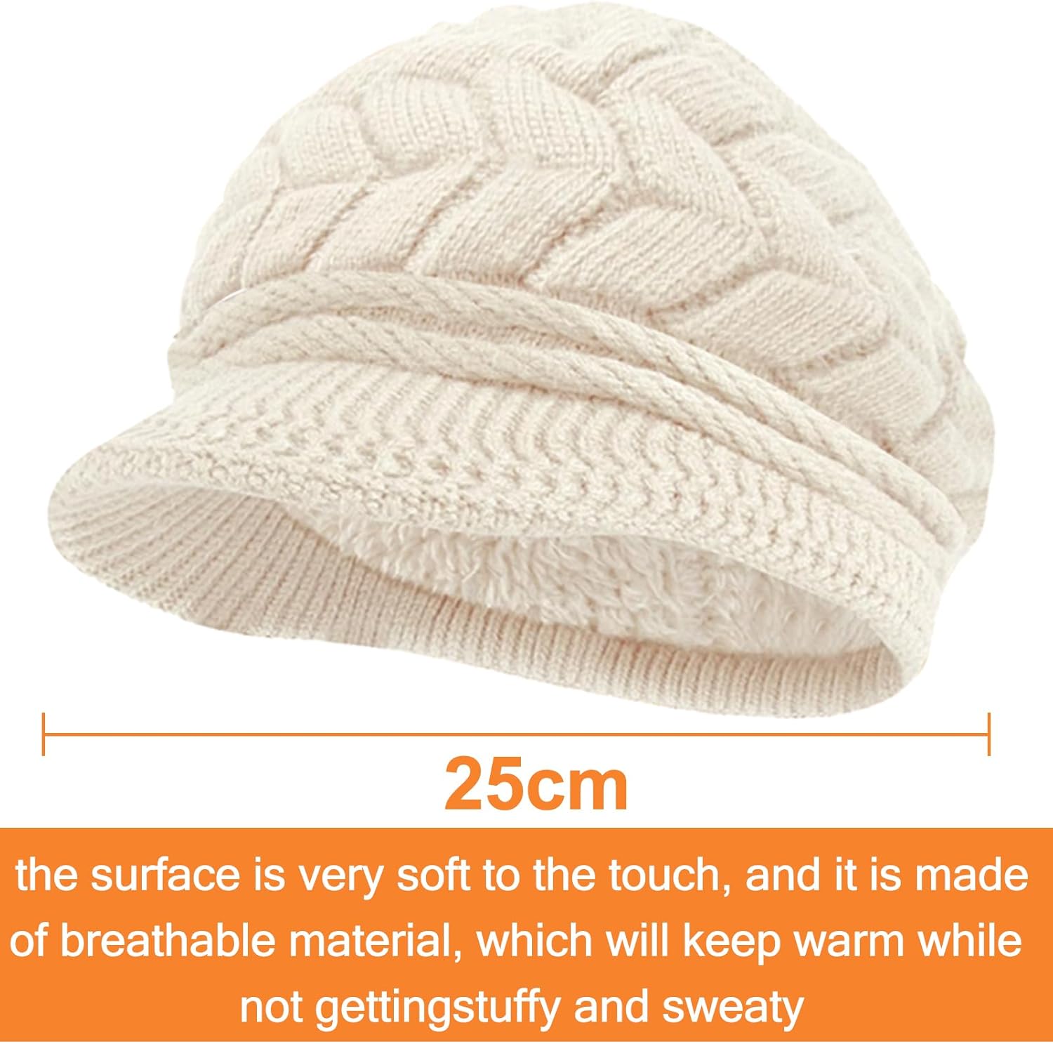 EBXN - Gorro De Invierno para Mujeres
