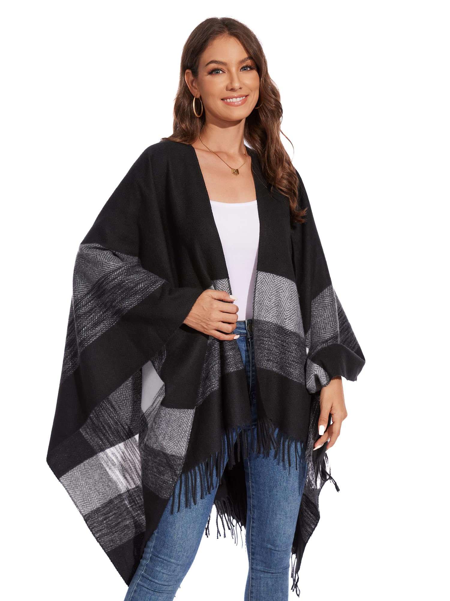 EBXN Colornial Chal Elegante para Mujer