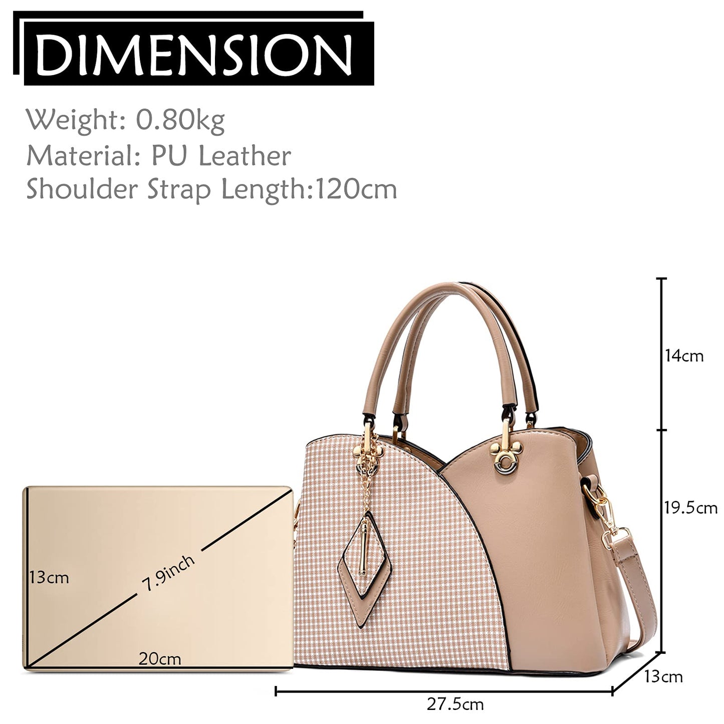 EBXN Bolso de Mano Mujer Moda