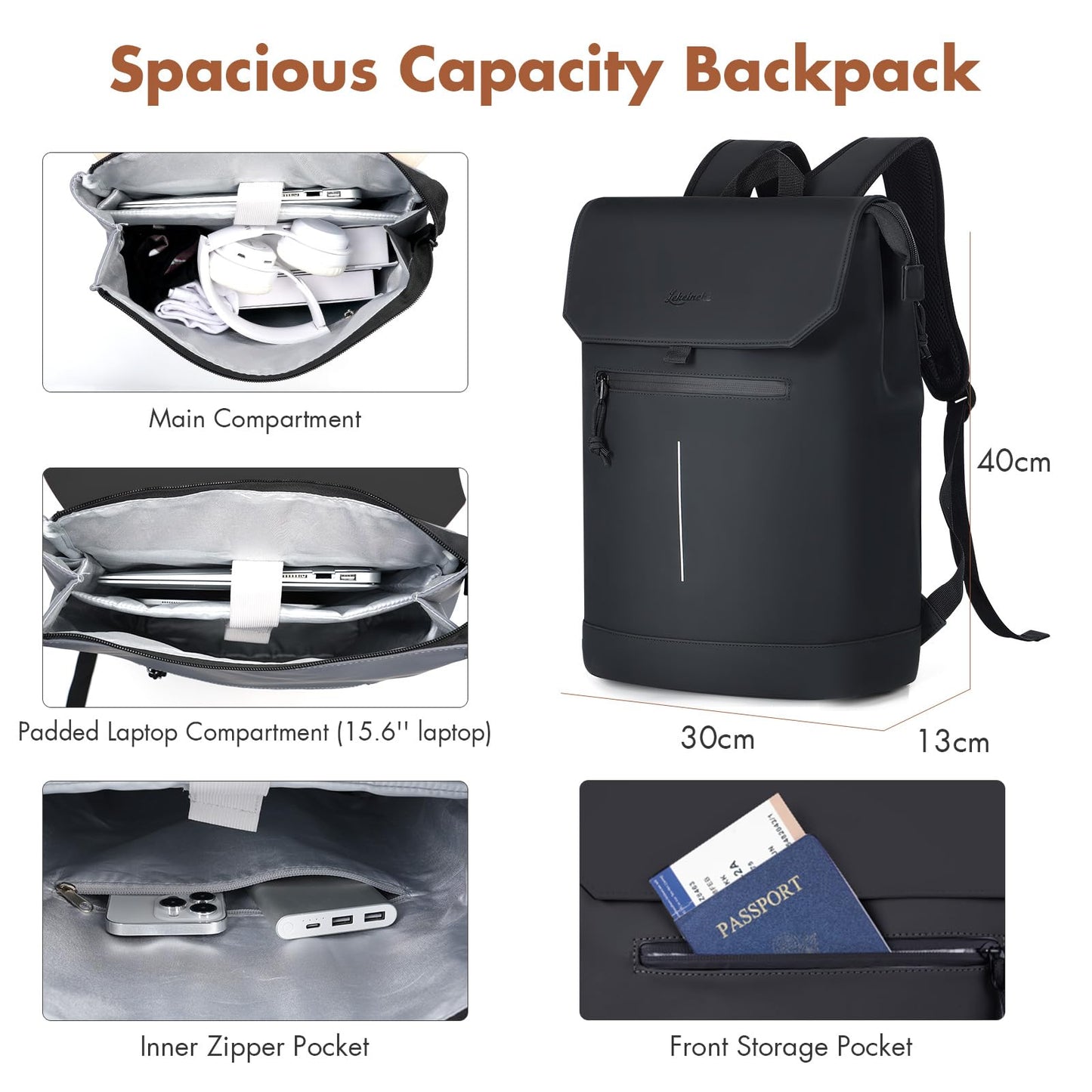 EBXN Mochila para Ordenador Portátil
