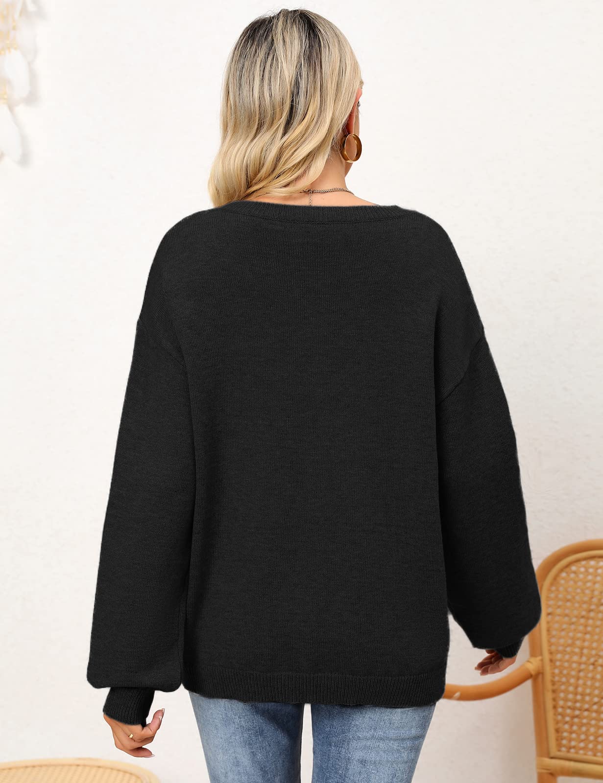 EBXN Jerseys De Punto para Mujer