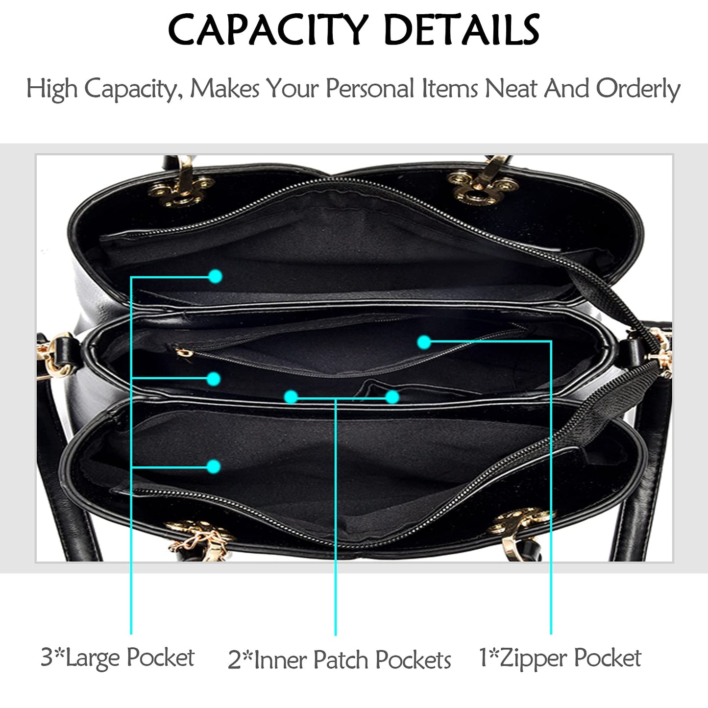 EBXN Bolso de Mano Mujer Moda