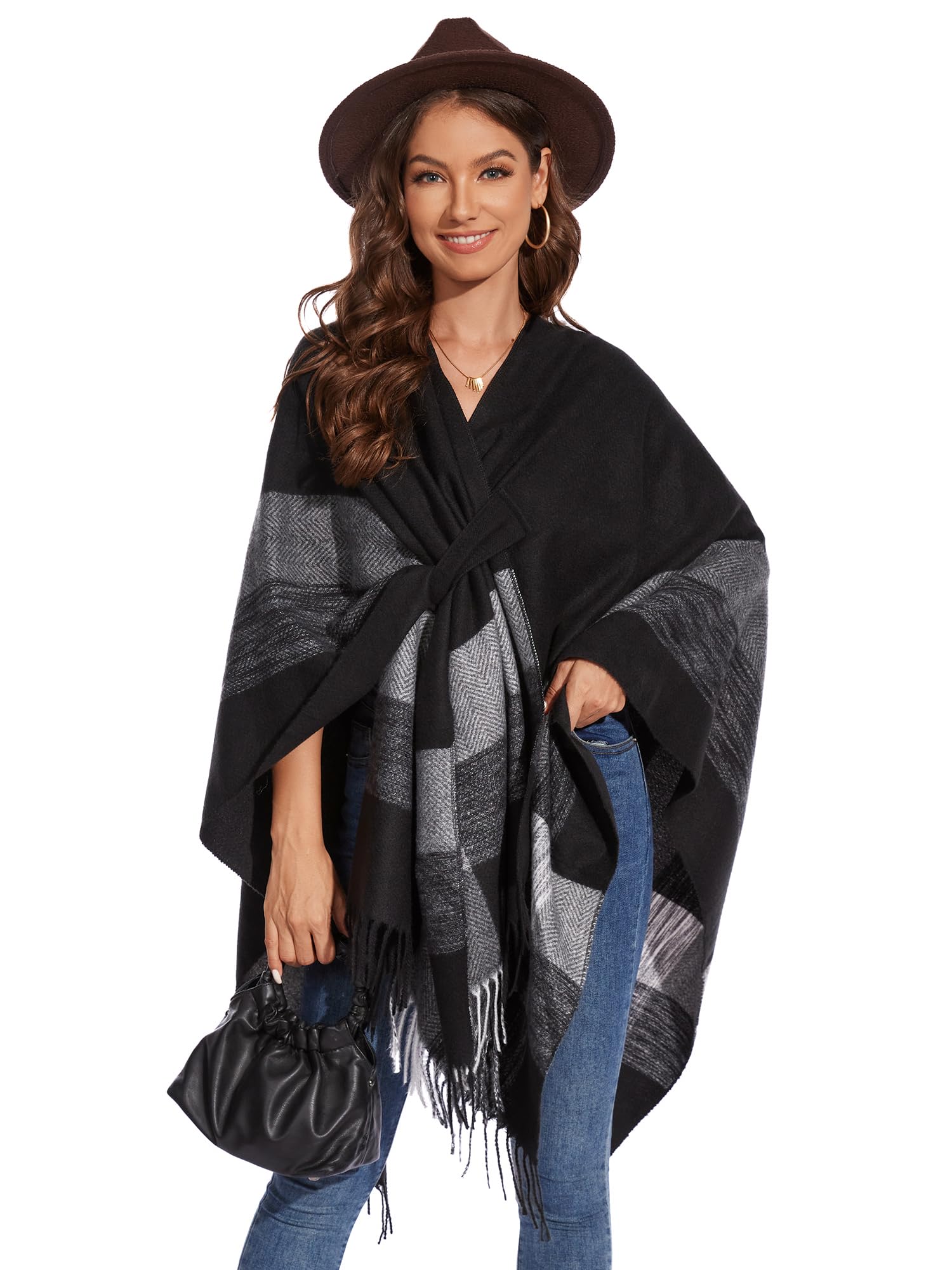 EBXN Colornial Chal Elegante para Mujer