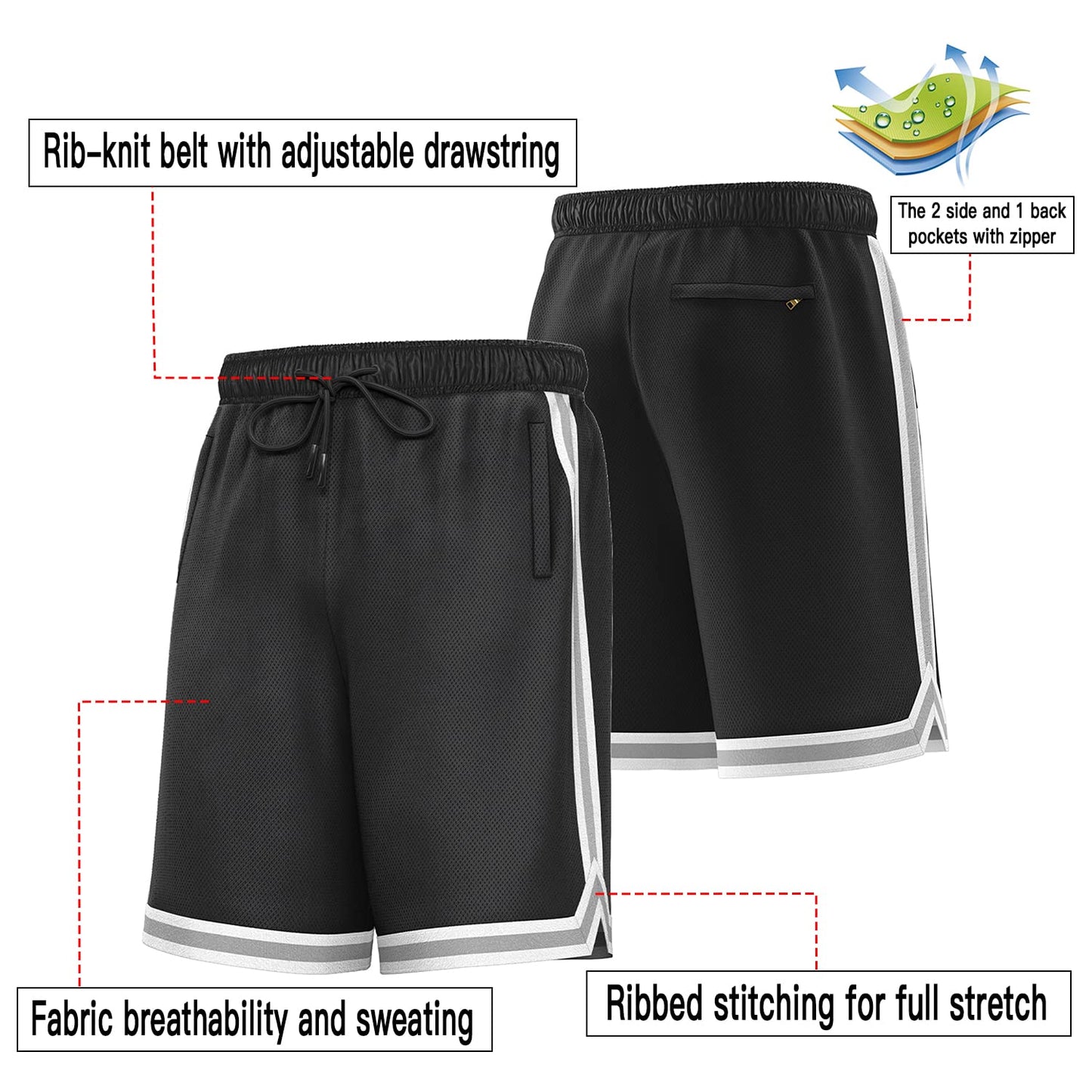 Men’s Mesh Basketball Shorts