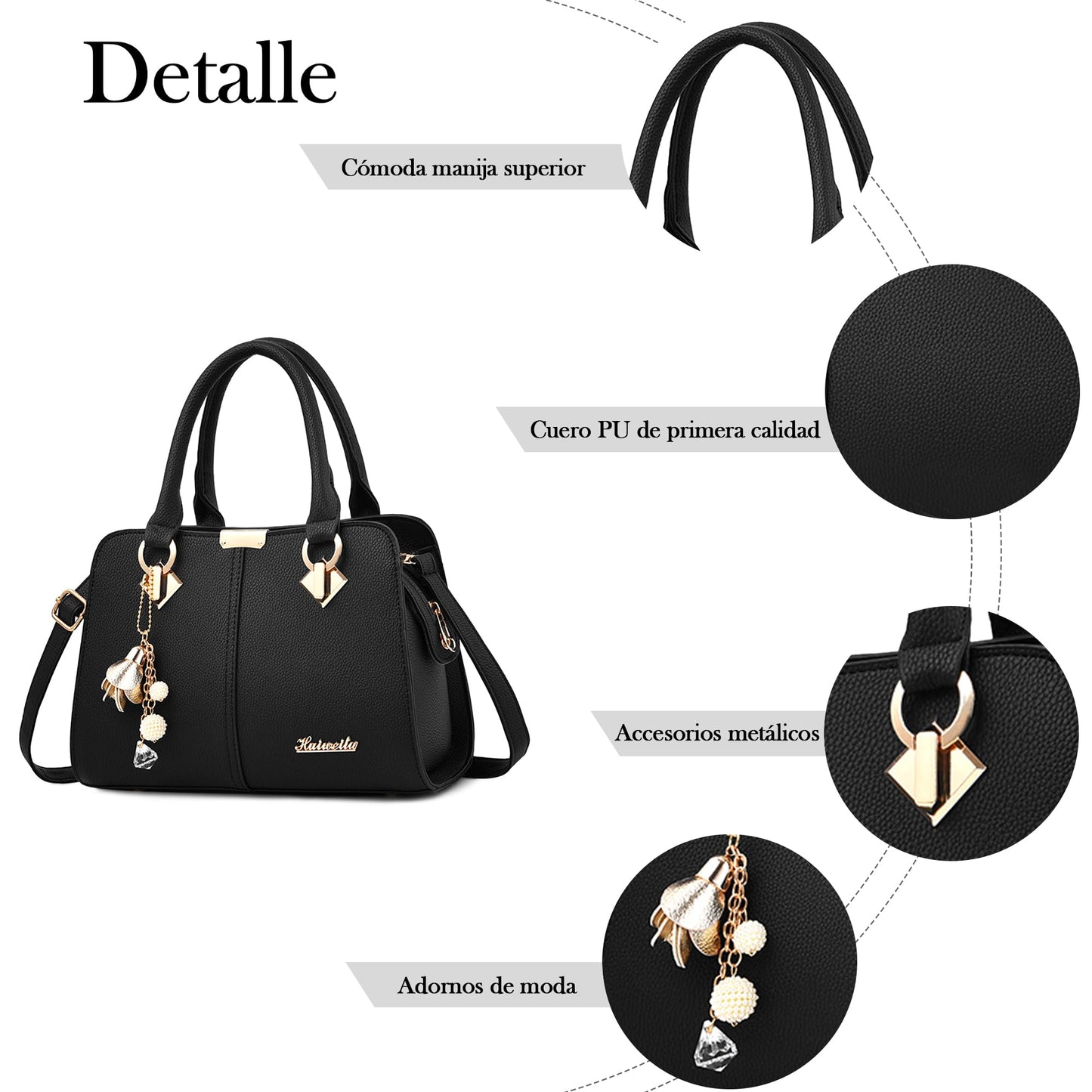 EBXN Bolsos de Mujer Moda