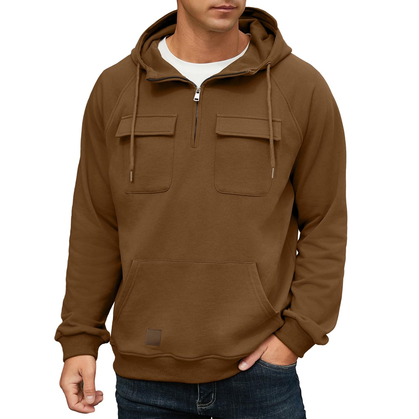 EBXN Men's Cargo Hoodies