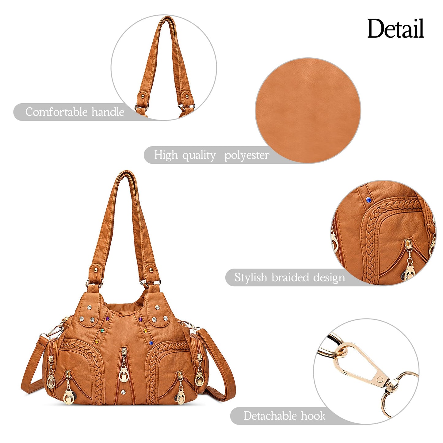 EBXN Retro Bolsos De Mujer