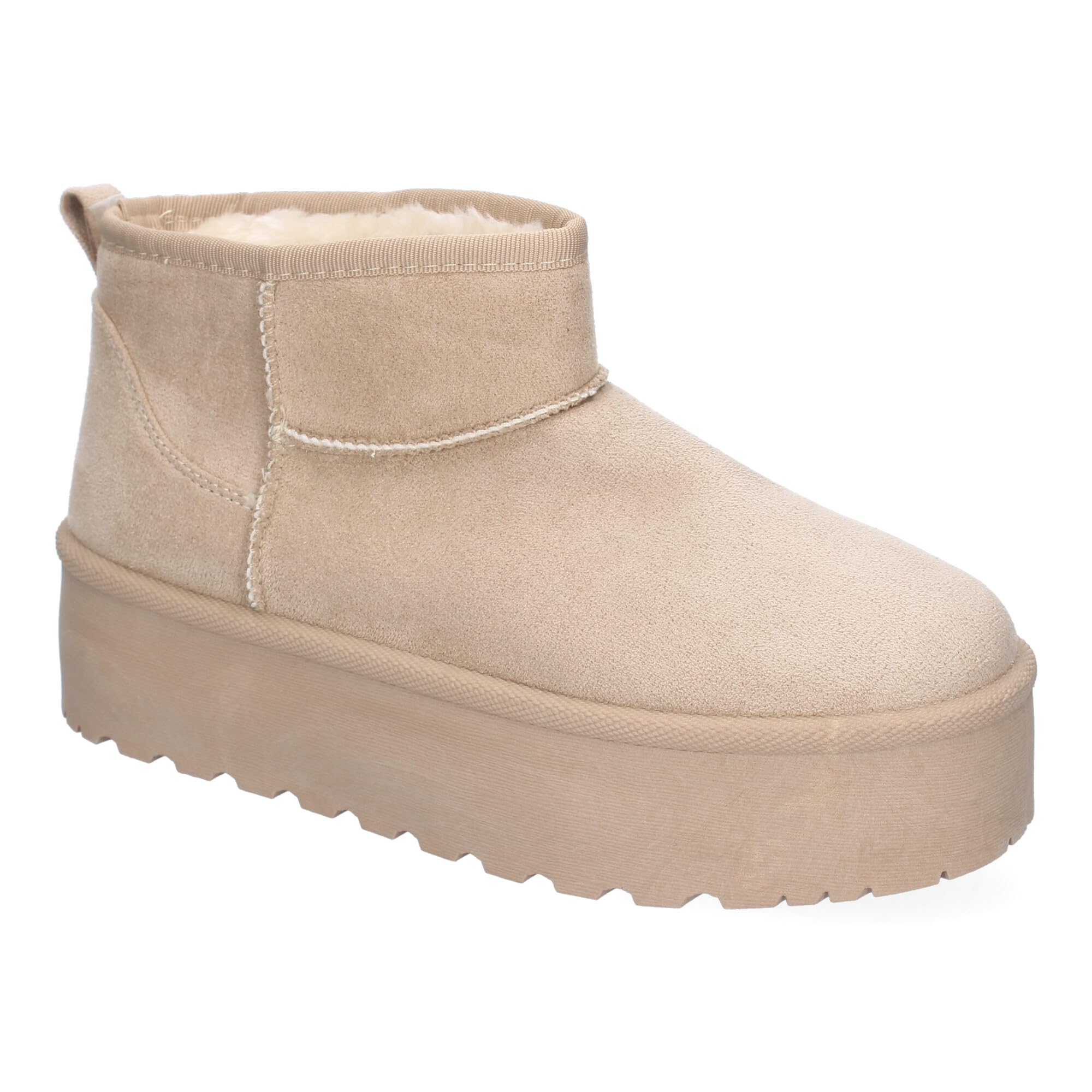 EBXN Botin Plano para Mujer