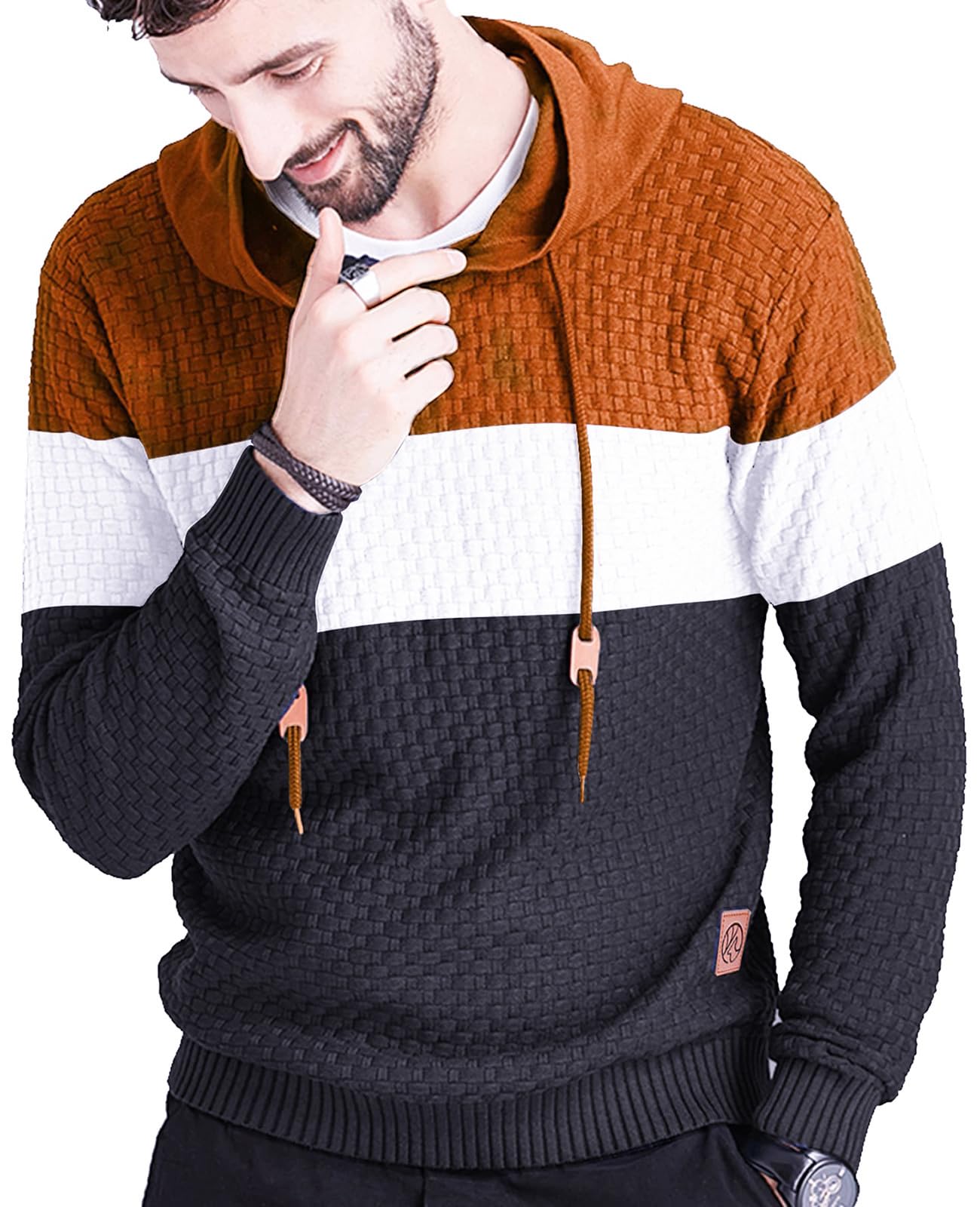 EBXN Sudadera con Capucha para Hombre