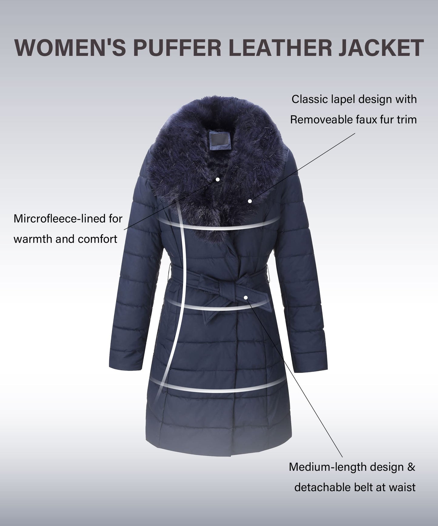 EBXN Winter Puffer Jacket Cold-Resistant