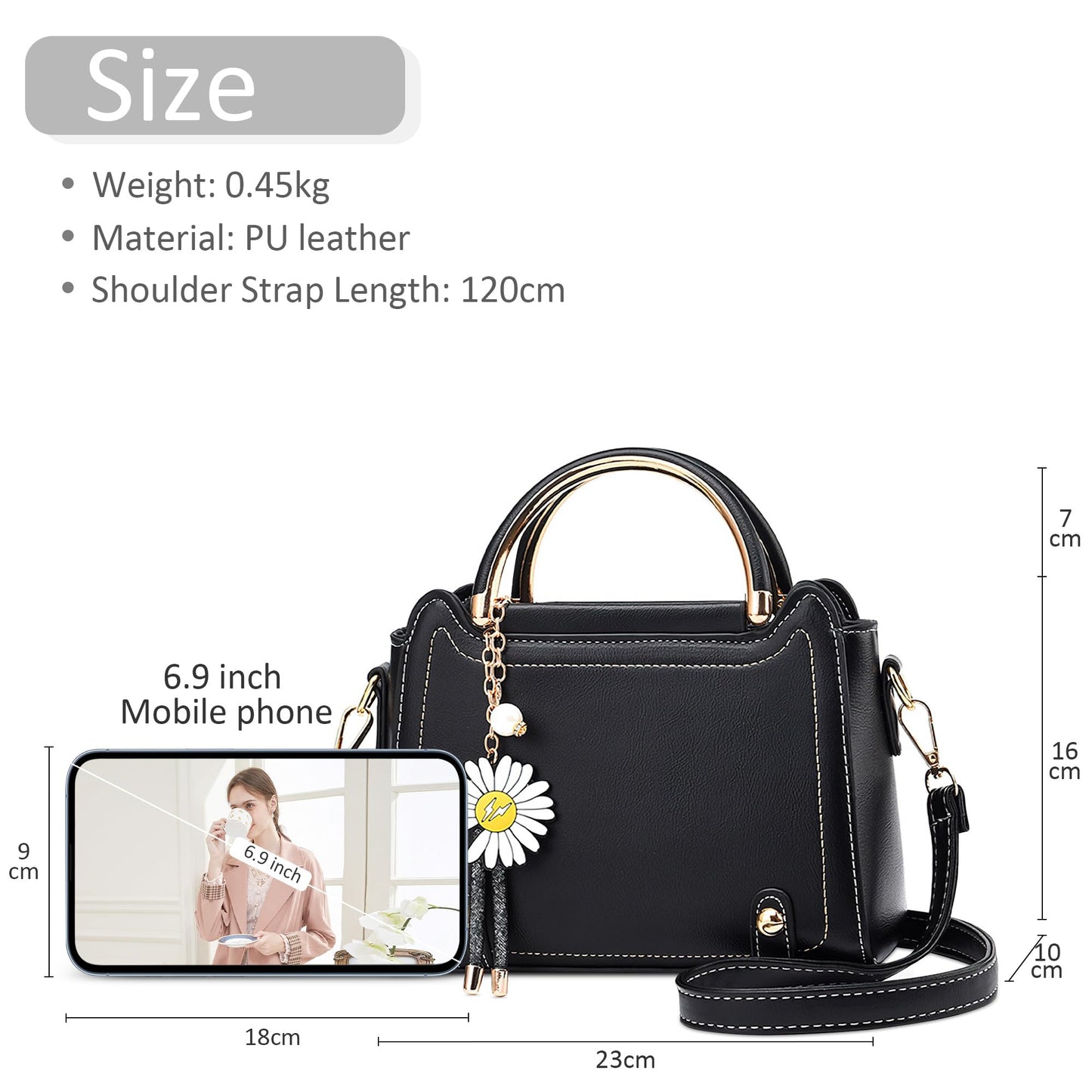 EBXN Moda Lindo Bolsos De Mano