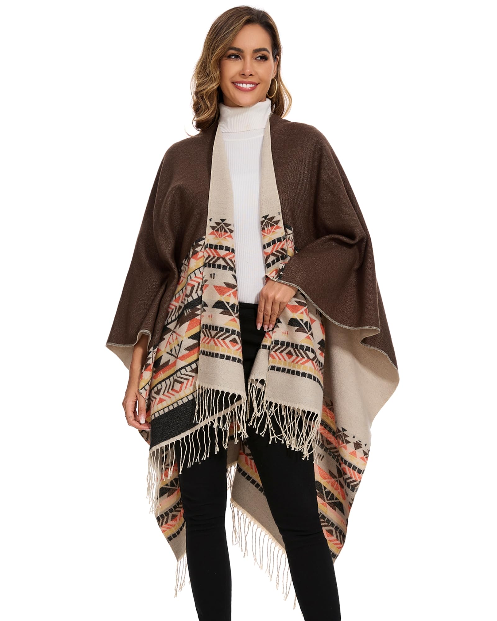 EBXN Colornial Chal Elegante para Mujer