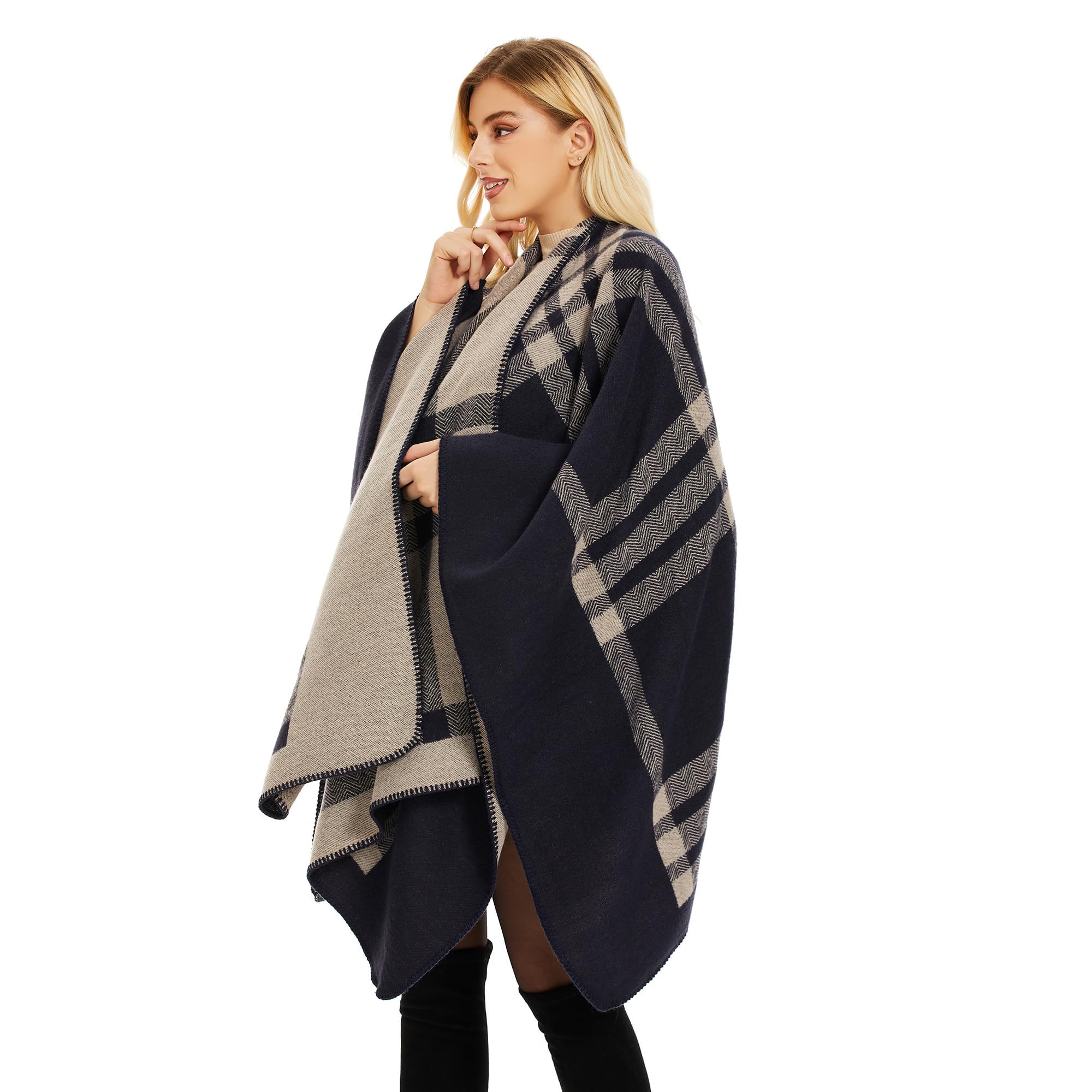 EBXN Colornial Chal Elegante para Mujer