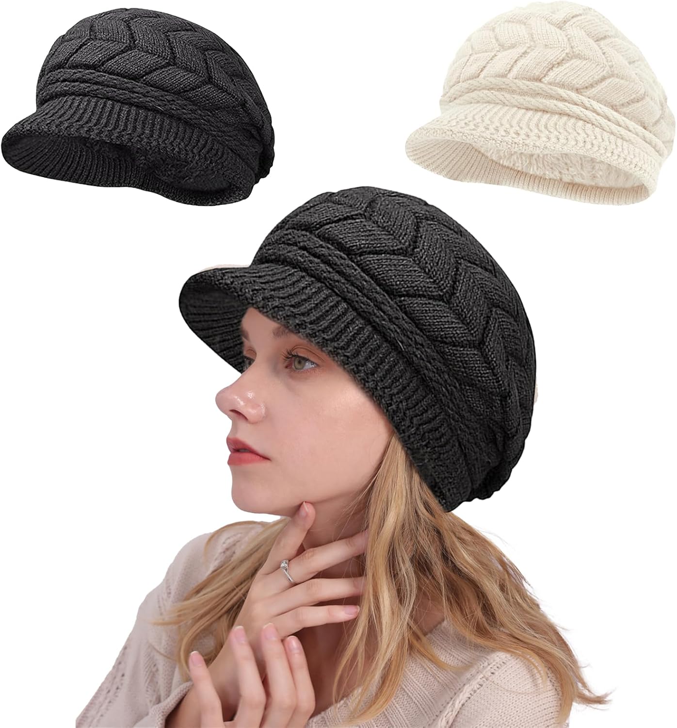 EBXN - Gorro De Invierno para Mujeres