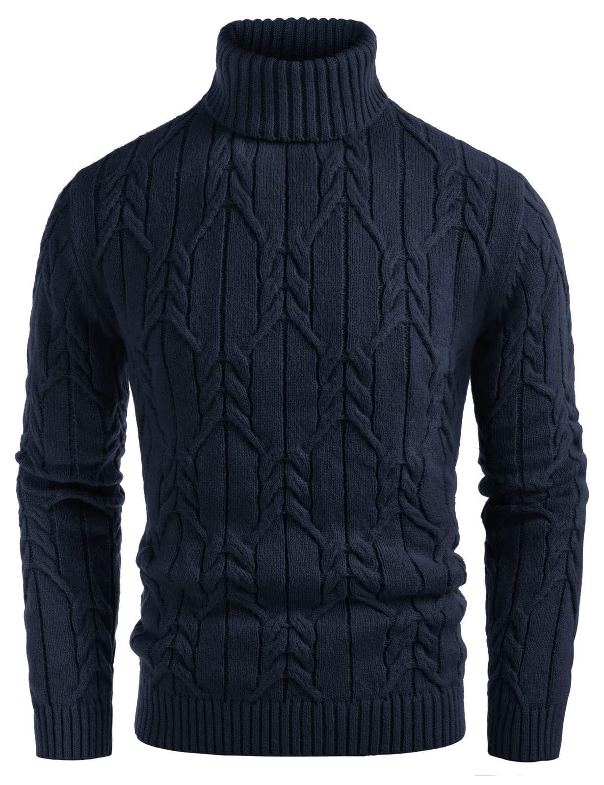 EBXN Men's Turtneck Pullover Sweaters
